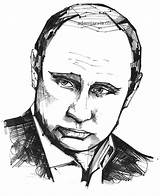 Putin Vladimir Sketch Illustration Paintingvalley Vladamir Jarvis Adam Behance sketch template