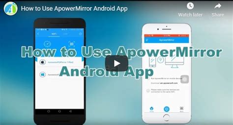 apowermirror app  android devices
