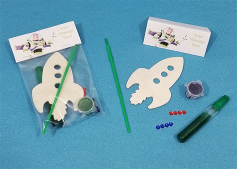 personalized toy story buzz lightyear spaceship craft kit etsy