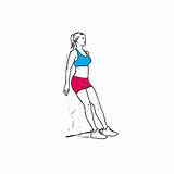Sit Sits Squat Glute Exercises sketch template