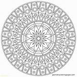 Coloring Intricate Mandala Pages Printable Getcolorings Unique sketch template