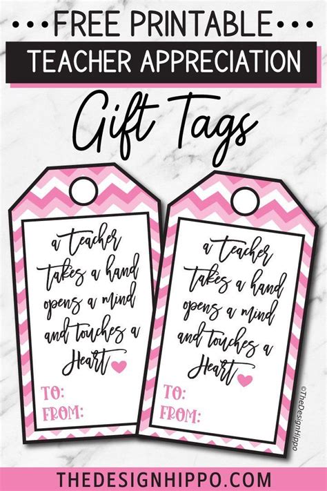 printable gift tags  teacher appreciation   teacher