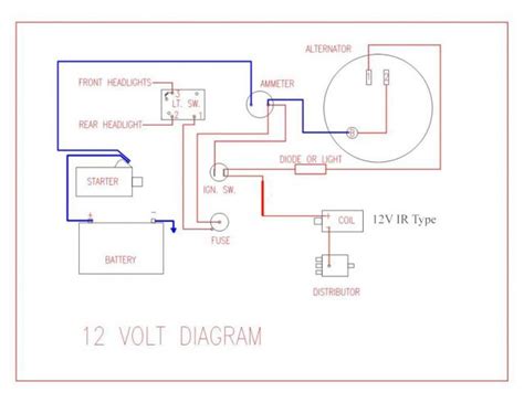 diagram basic  volt wiring diagrams mydiagramonline