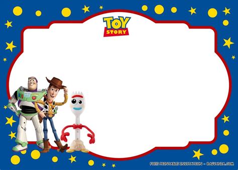 toy story template invitations