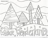 Wonderland Winter Coloring Pages Printable Christmas Color Print Getcolorings Printables Getdrawings Books Choose Board sketch template