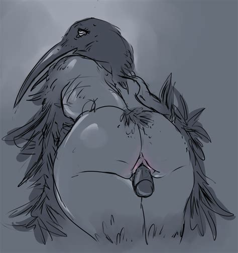 Rule 34 Avian Beak Bird Corvid Crow Crow Demon Dark Souls Dark Souls