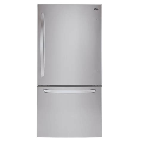 lg ldcst  cu ft stainless bottom freezer refrigerator