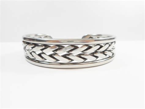 welders bracelet handmade braided stainless steel cuff  bracelets  men stainless