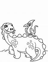 Colorir Dinossauros Desenhos Crianças sketch template