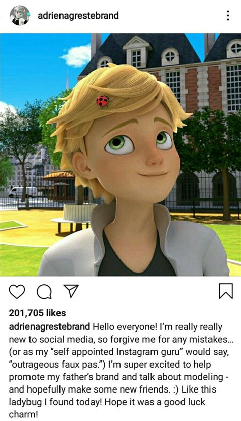 Adrien Agreste On Instagram In 2020 Miraculous Ladybug Anime