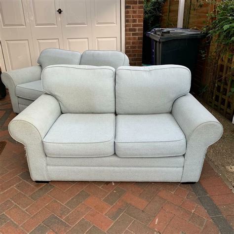 small  seater pale blue sofas  newmarket suffolk gumtree