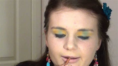 The Hunger Games Effie Trinket Makeup Tutorial Green And