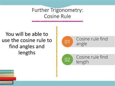 trigonometry cosine rule powerpoint higher gcse teaching