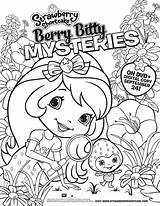 Strawberry Coloring Shortcake Berry Bitty Pages Mysteries Printable Sheet Dvd Kids Print Giveaway Sheets Color Fheinsiders Berrykins Books Colouring Rescue sketch template