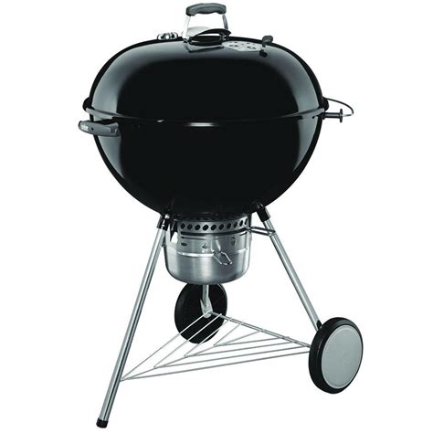 weber original kettle premium   charcoal grill  black