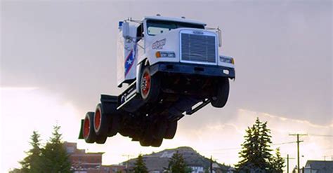 Semi Truck Jumps 166 Feet Smashing World Record