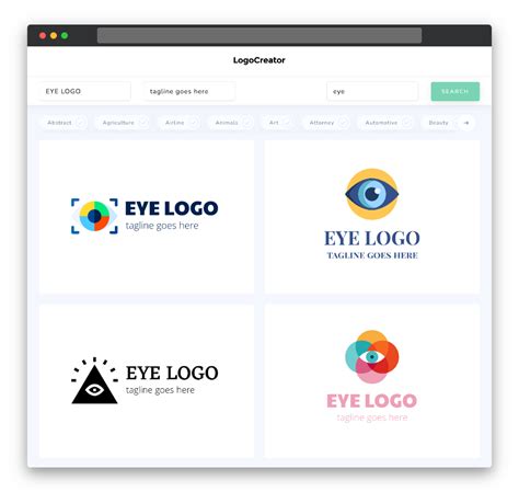 eye logo design create   eye logos