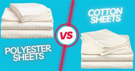 polyester  cotton sheets comparison pros cons difference