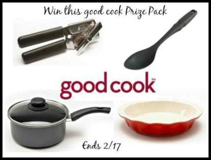 good cook prize package giveaway  winners