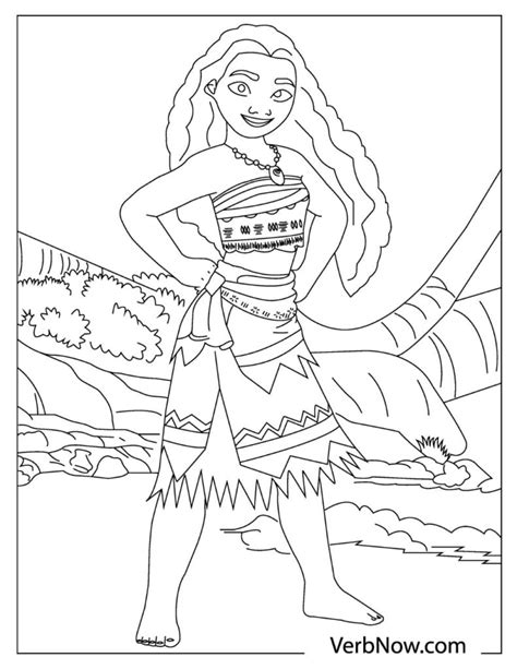 moana coloring pages   printable  verbnow
