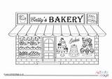 Bakery Colouring Pages Become Member Log sketch template