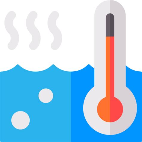 water temperature basic rounded flat icon