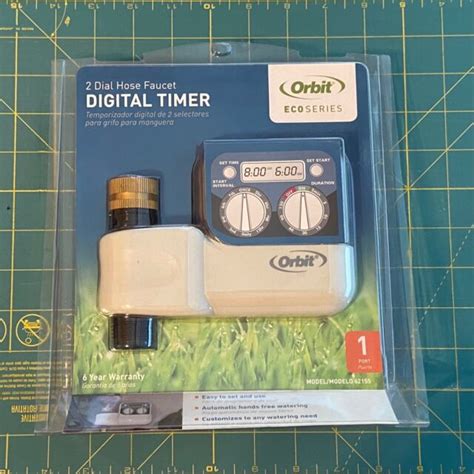 orbit eco series  port  dial hose faucet digital timer model   sale