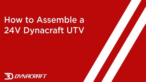 assemble  dynacraft  utv youtube