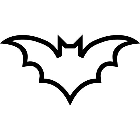 bat outline vector svg icon svg repo