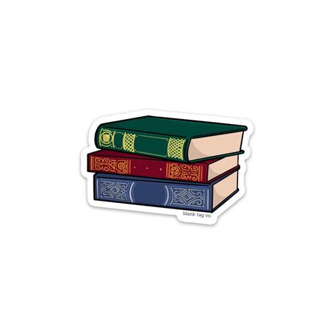 stack  books sticker bubble stickers cool stickers travel stickers