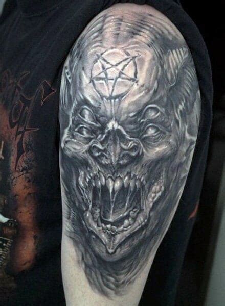 Demon Devil Evil And Satanic Tattoo Designs For Men Outsons Mens