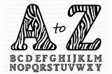 Letters Zebra Alphabet Svg Letter Clipart sketch template