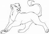 Lioness Coloring Pages Cheetah Drawing Lion King Line Printable Lineart Anime Disney Drawings Library Getdrawings Coloringtop Books Insertion Codes 639px sketch template