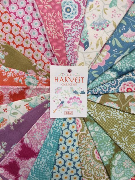 tilda harvest quilt collection gorgeous colours  lovely floral