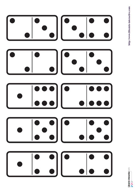 images des dominos des chiffres de    ainsi quune interieur dominos  imprimer primanyccom