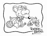 Binoo Toopy Coloring Pages Printable Print Kids Colouring Popular Choose Board Coloringhome sketch template