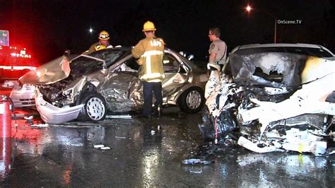 person killed   car crash  eastbound  freeway  mid city