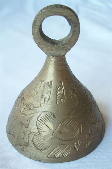 bells  sarna india vintage brass bell etsy