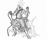 Rider Ghost Coloring Superheroes Pages Power Printable Kb Drawing sketch template