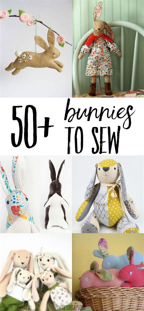 stuffed bunny sewing patterns obsigen