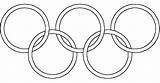 Olympic Rings Ring Clipground sketch template