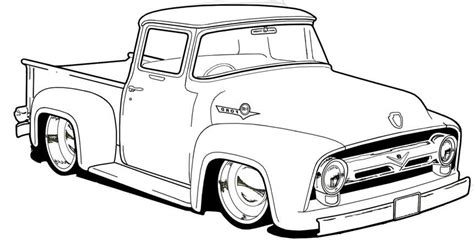 ford truck drawings coloring home