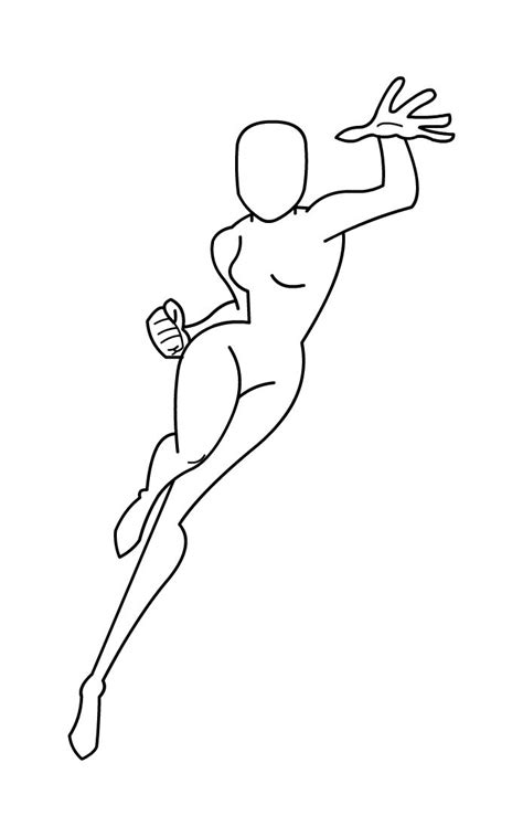 gallery  female superhero template body template drawing