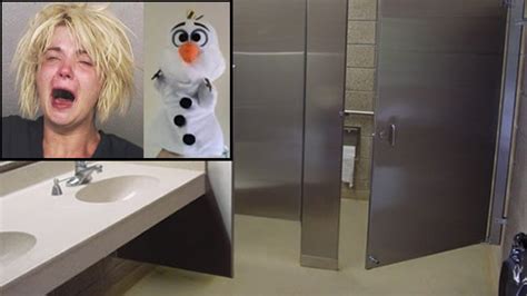 Woman Caught Masturbating In Target Bathroom With Olaf