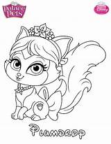 Pets Palace Coloring Princess Pages Fun Kids sketch template