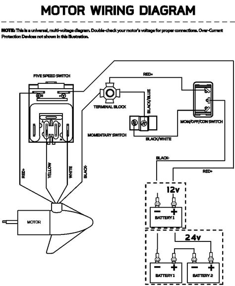 diagram  volt wiring diagram  trolling motor full version hd quality trolling motor