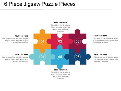 piece jigsaw puzzle pieces  powerpoint templates