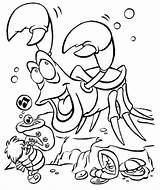 Mermaid Coloring Little Pages Sebastian Crab Kleine Kleurplaten Zeemeermin Ariel Fun Kids Kleurplaat Animated Sebastiaan Printable Getcolorings Color Zo Coloringpages1001 sketch template