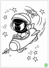 Marvin Martian Coloring Drawing Pages Print Dinokids Close Getdrawings sketch template