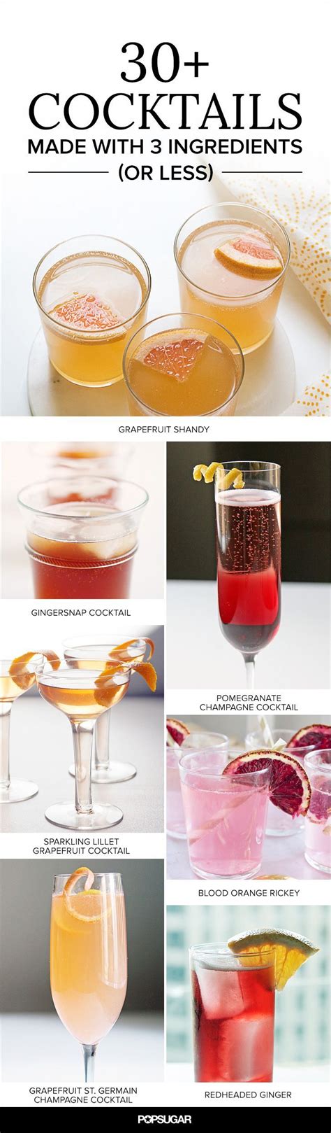 33 Crave Worthy Cocktails Made With 3 Ingredients Or Fewer